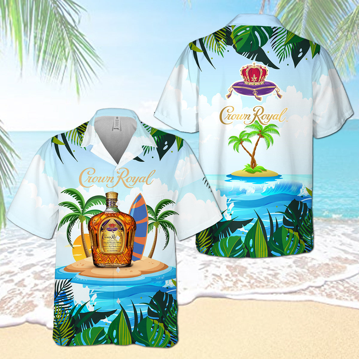 Crown Royal Paradise Island Hawaii Shirt Ha22429