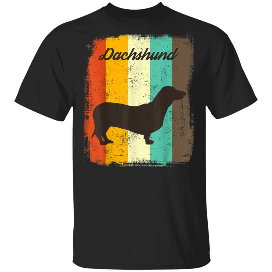 Dachshund Dog Gift Retro Vintage Design TShirt