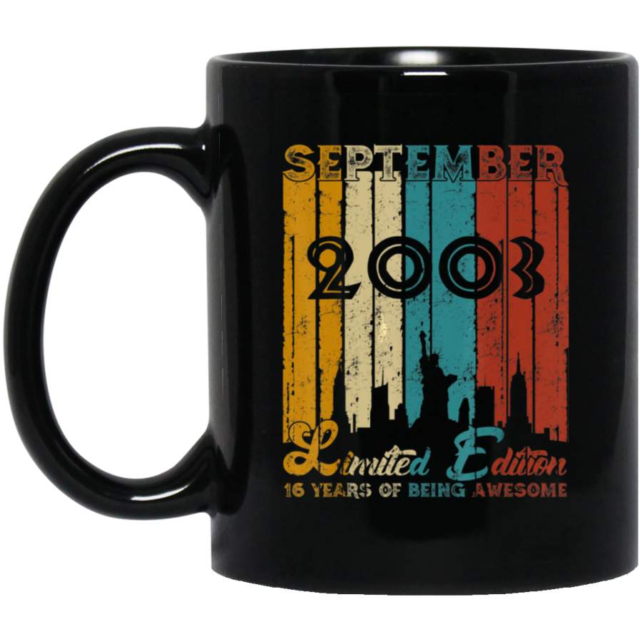 Vintage September 2003 T 16 Year Old2003 Birthday Coffee Mug