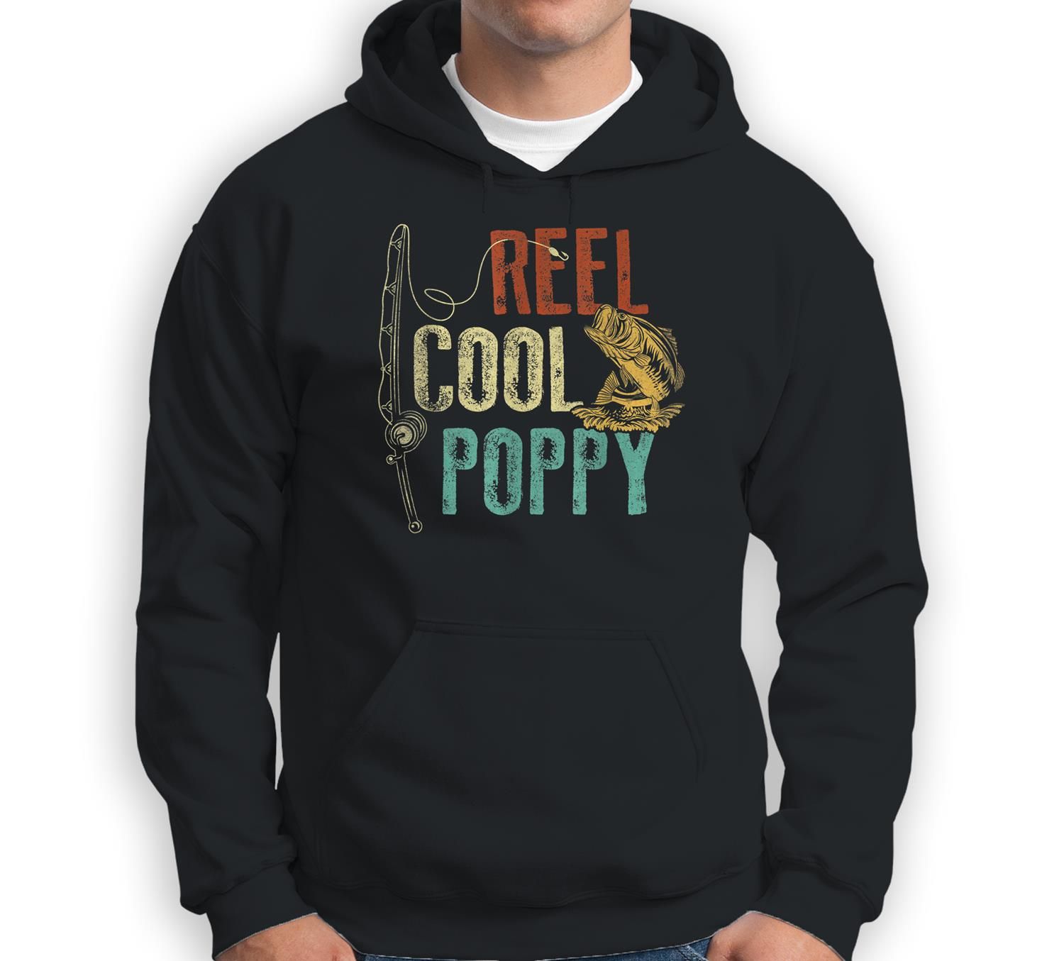 Reel Cool Poppy Fishing Grandpa Gift Father’S Day Fisherman Sweatshirt & Hoodie