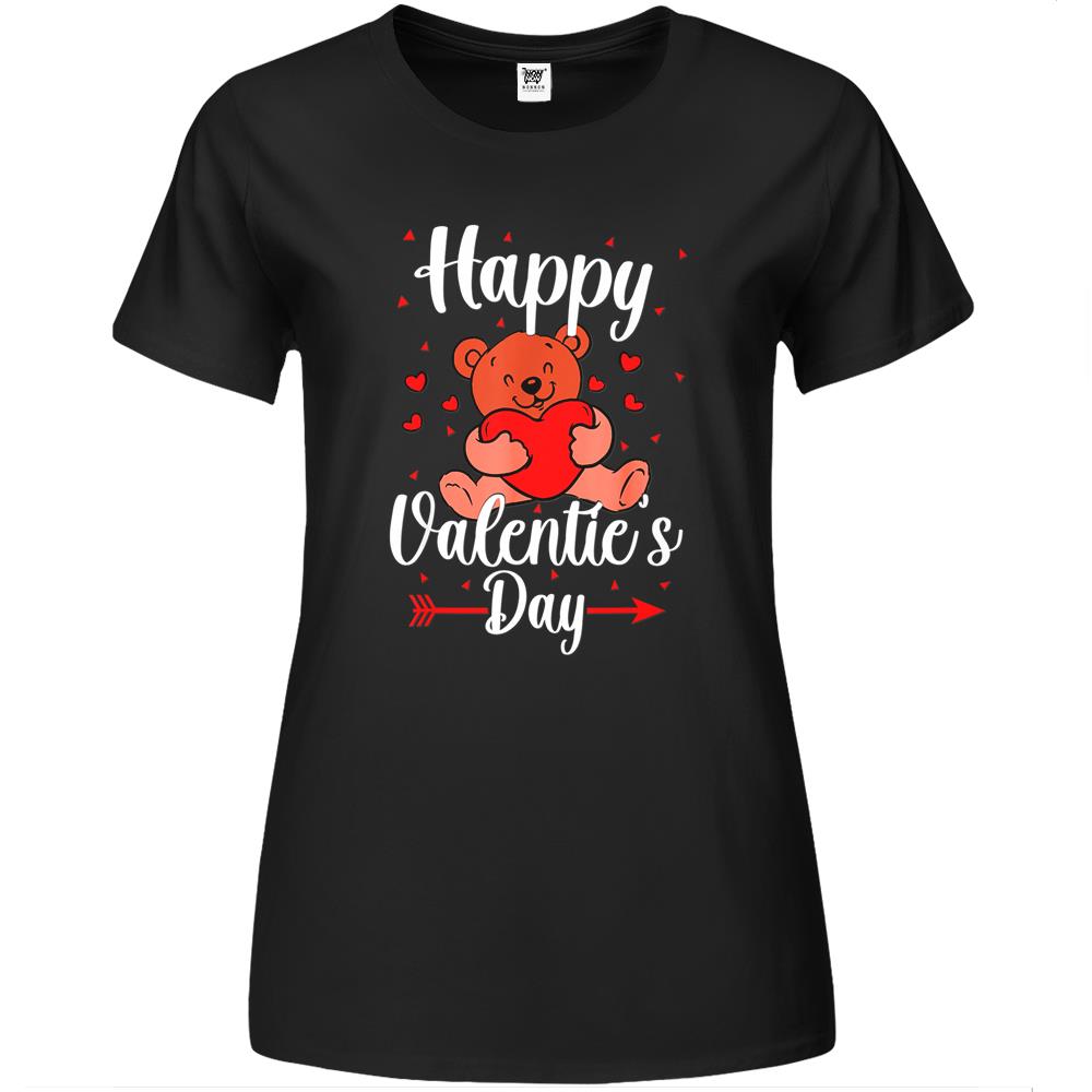 Happy Valentine’S Day, Premium Womens T Shirts