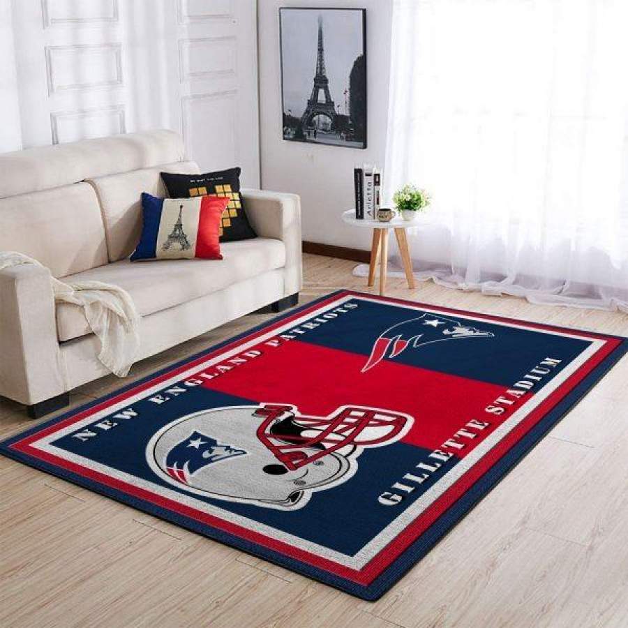 New England Patriots Area Rugs Living Room Carpet Christmas Gift Floor Decor RCDD81F34555