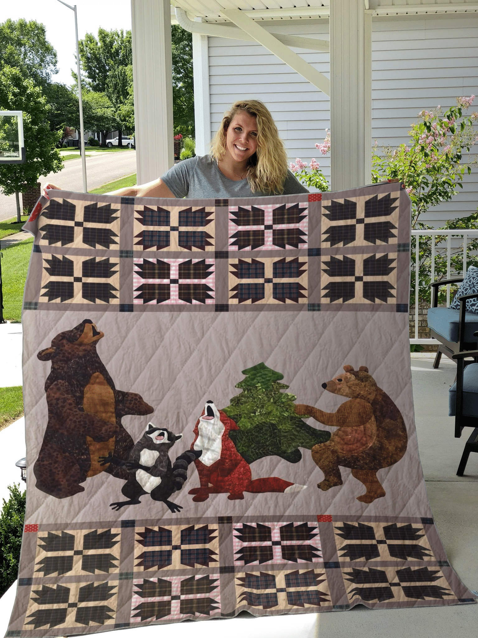 Wild Animal CLP1111454Q Quilt Blanket