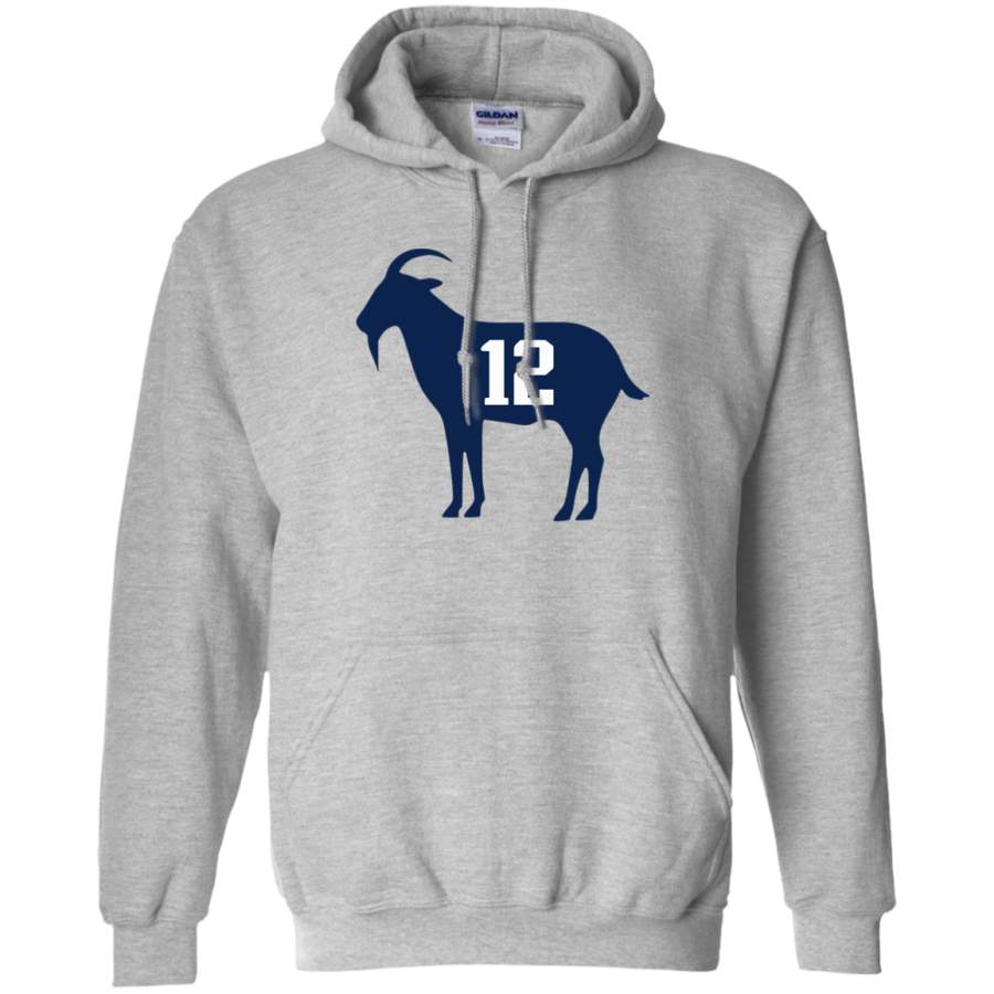 AGR goat tb12 tom Brady Gildan Pullover Hoodie