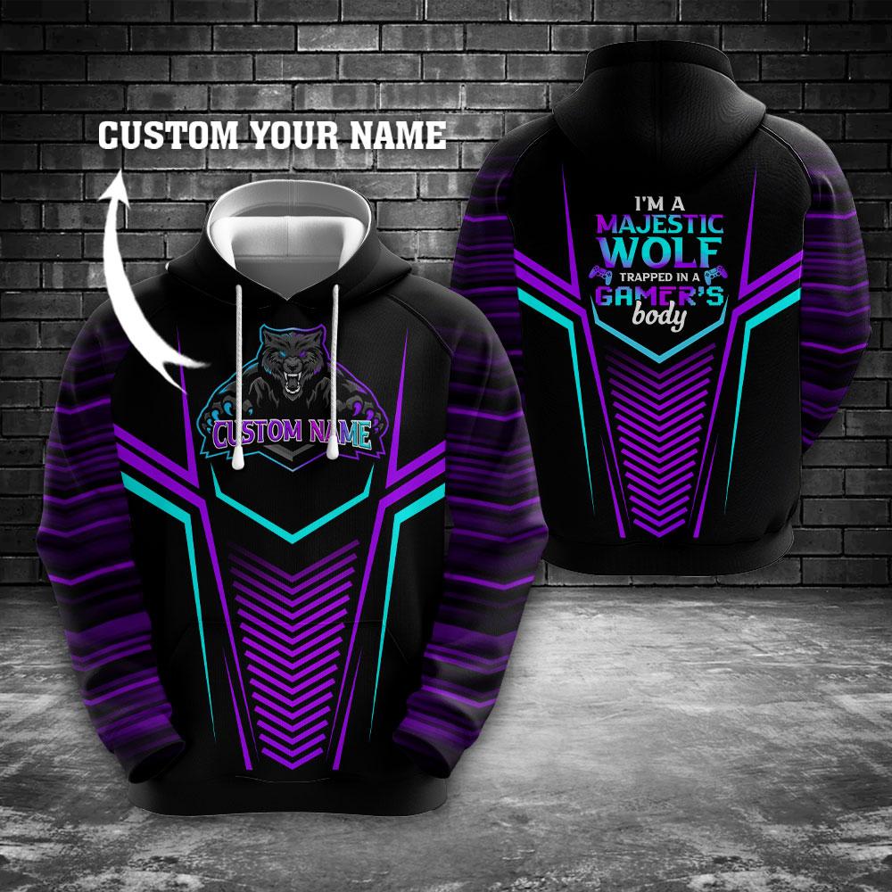 Wolf Gamer Hoodie 3D TXX