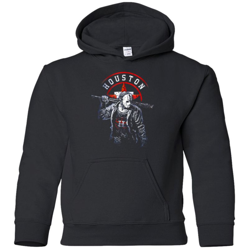 Jason Voorhees Houston Astros Ahirt G185b Gildan Youth Pullover Hoodie