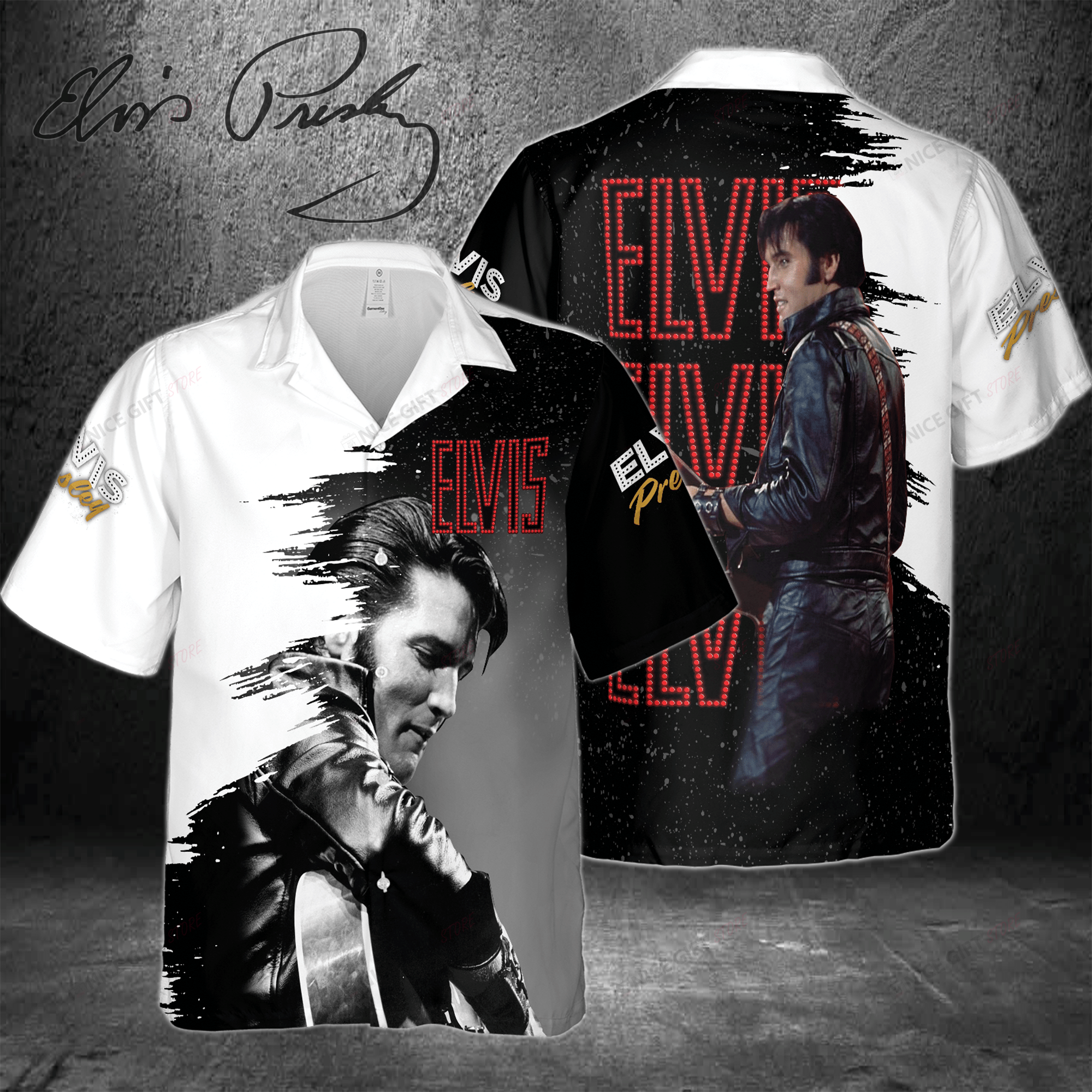 Elvis Presley Hawaiian 3D Shirt 3Hs-V9I9