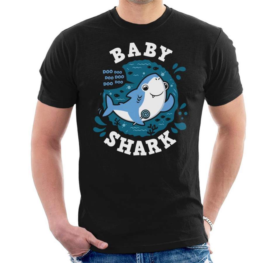 Baby Shark Family Boy Men’s T-Shirt