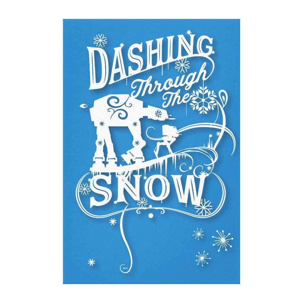 ViticStore™ Dashing Thorugh The Snow  – Christmas canvas for decor, gift for family, home decor, christmas gift