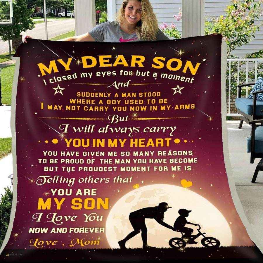 Blanket Gift For     Son I Closed My Eyes For But A Moment