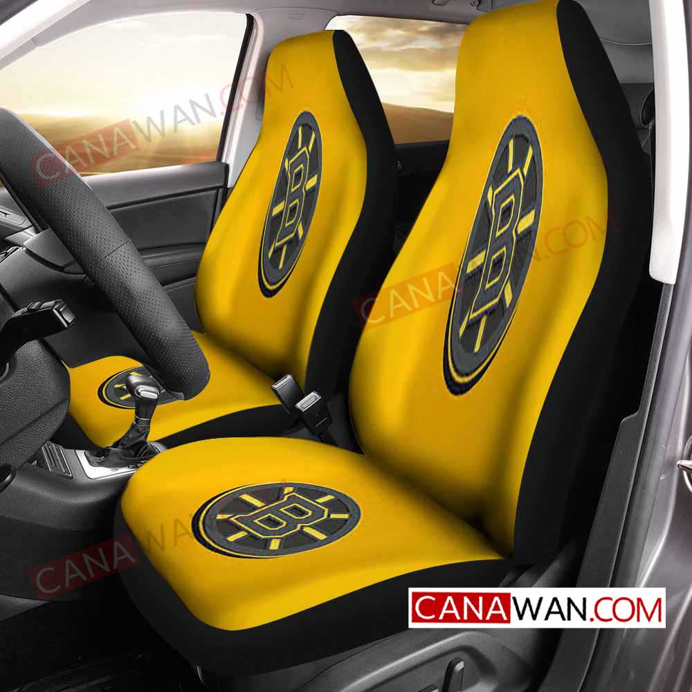 Boston Bruins Style386 3D Customized Personalized Car Seat Cover