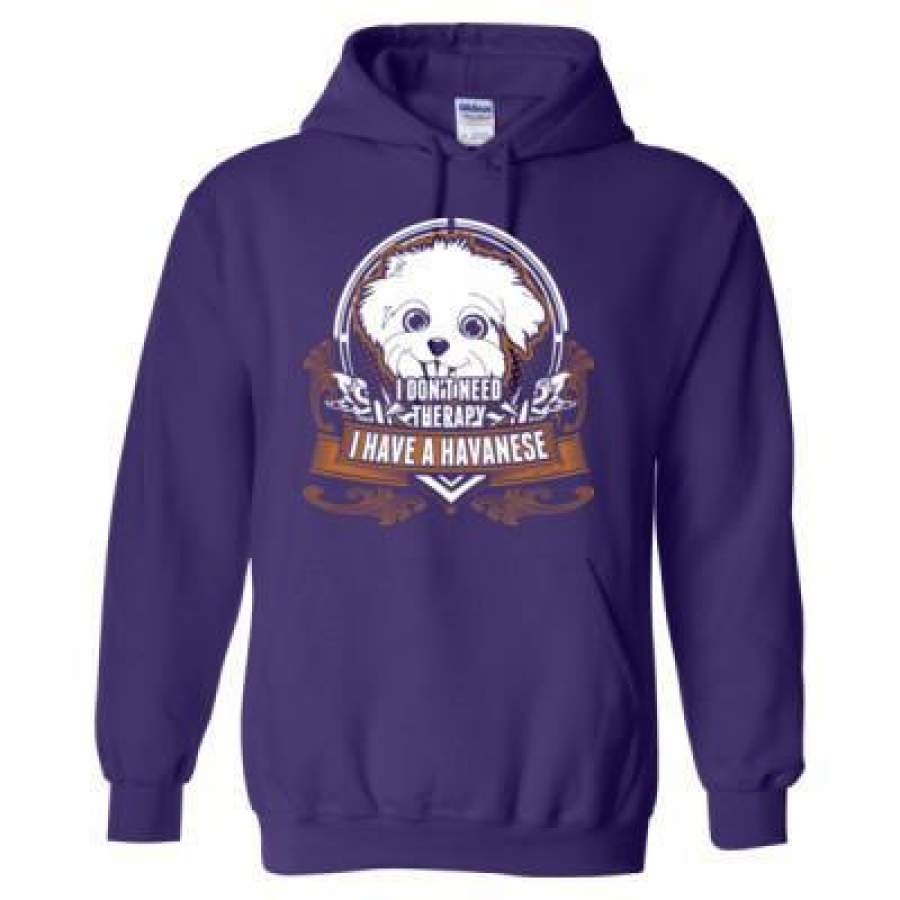 AGR I Dont Need Therapy I Have A Havanese – Heavy Blend™ Hooded Sweatshirt