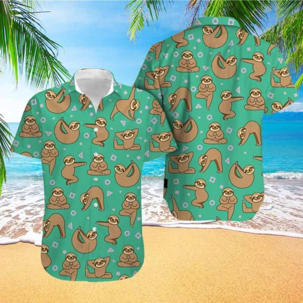 Cute Sloth Aloha Hawaii Shirts For Men Women Ha22056