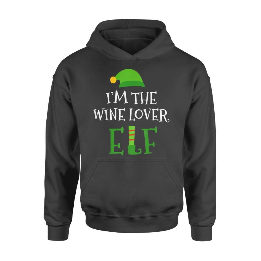I’m The Wine Lover Elf Shirt Matching Family Group Christmas T-Shirt – Standard Hoodie