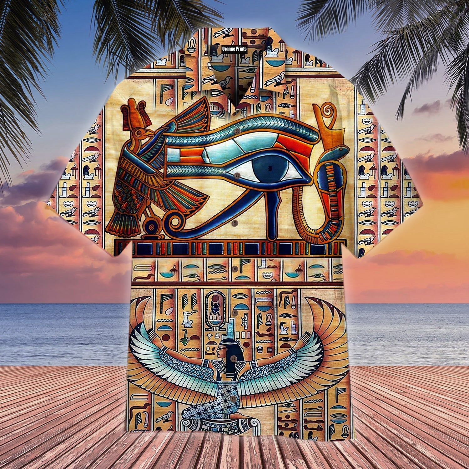 Egyptian Eye Of Horus God Aloha Hawaii Shirts For Men And Women Ha58927