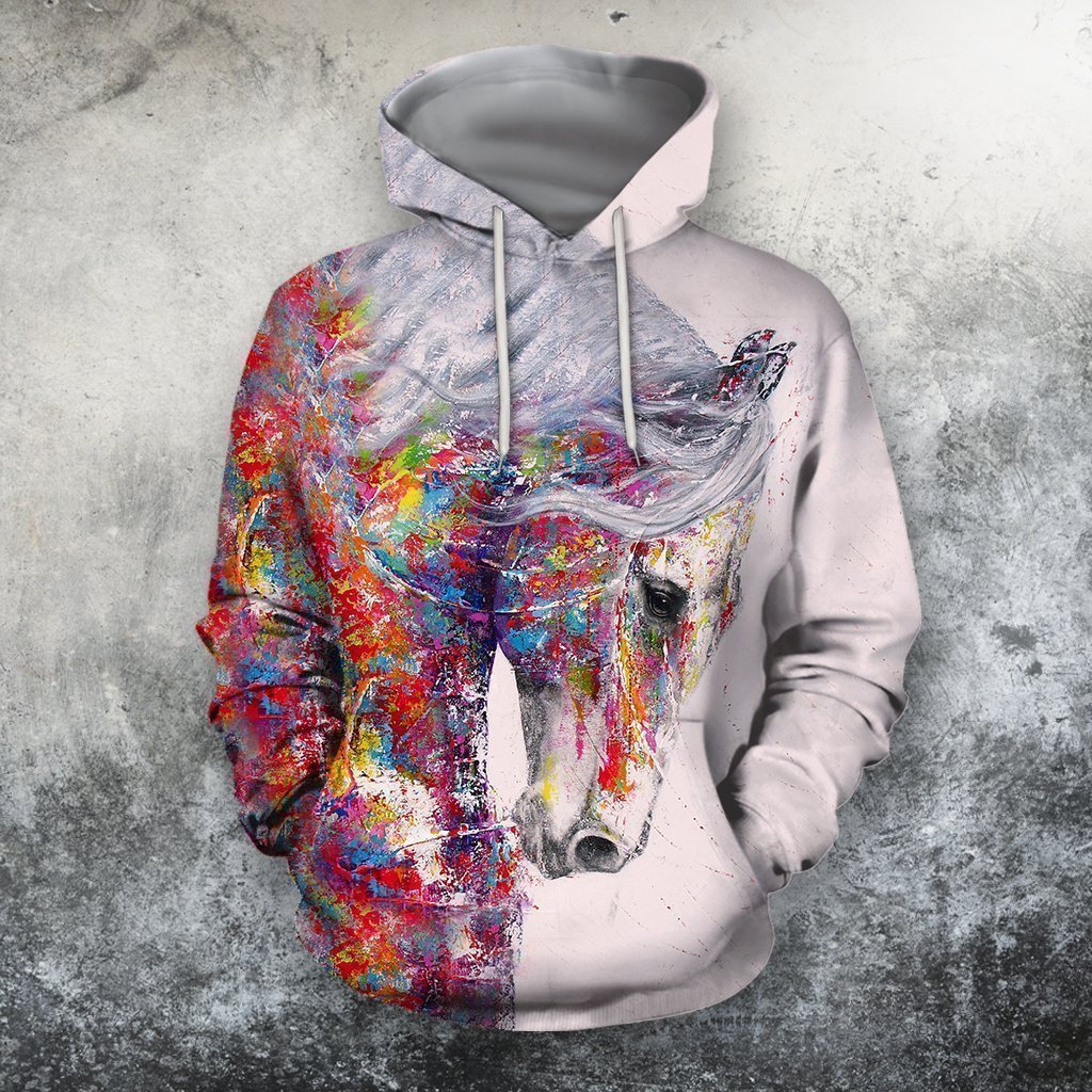 3D All Over Print Horse Art Shirts