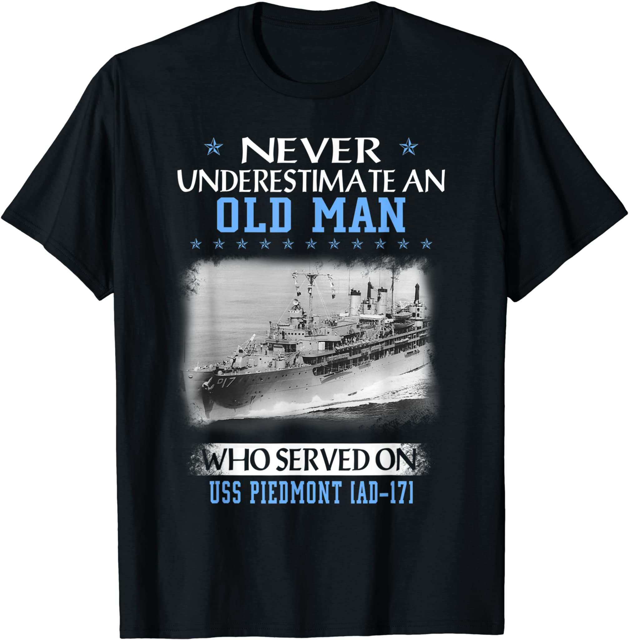 USS Piedmont AD-17 Veterans Day Father Day T-Shirt