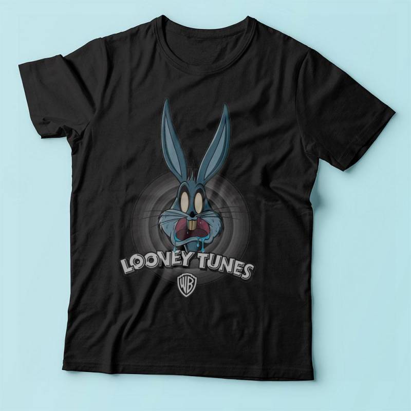 Bugs Bunny Crazy Zombie Looney Tunes Men’S T Shirt