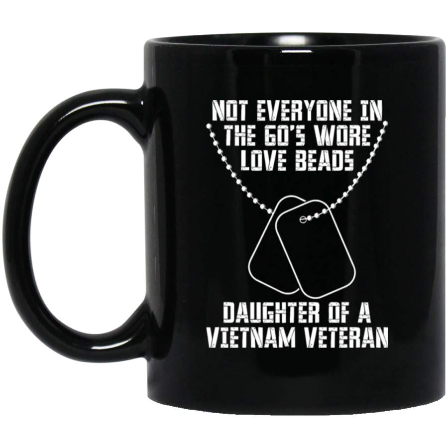 Daughter Of A Vietnam Veteran Black Mug