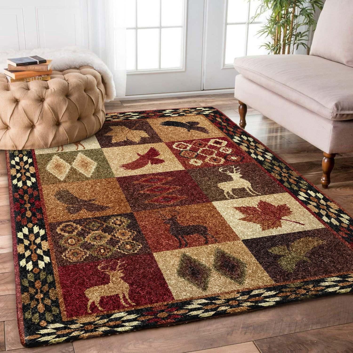 Wild Animals Native Hn0710211R Rug