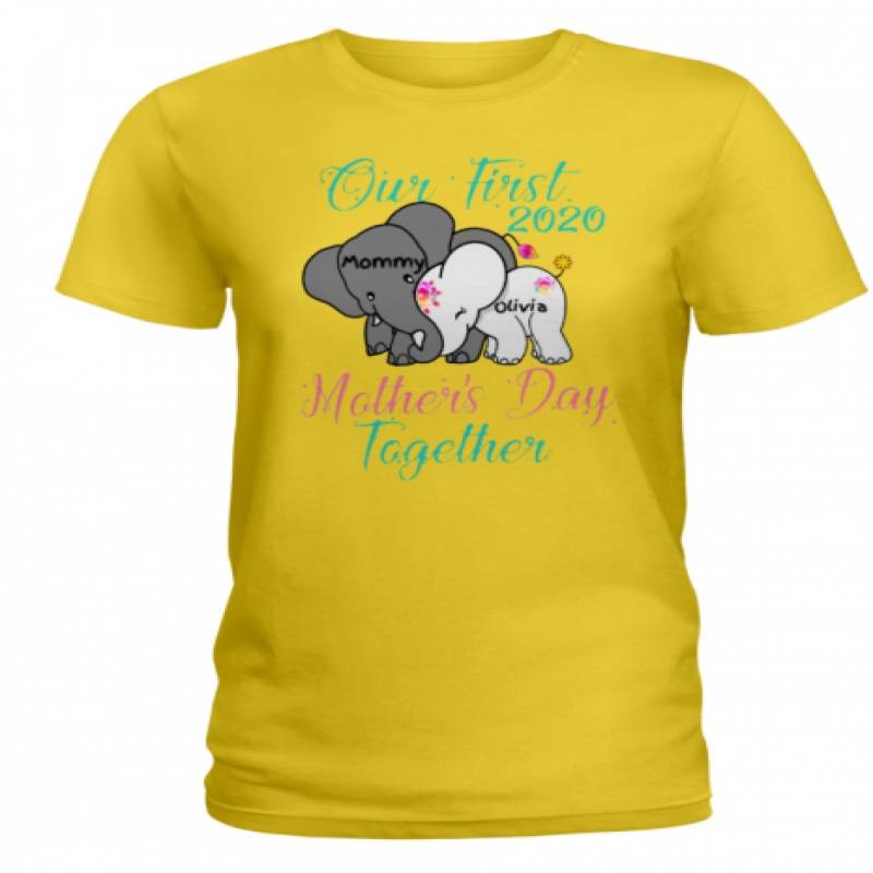 Our first 2020 mother’s day together elephant shirt, hoodie, tank top