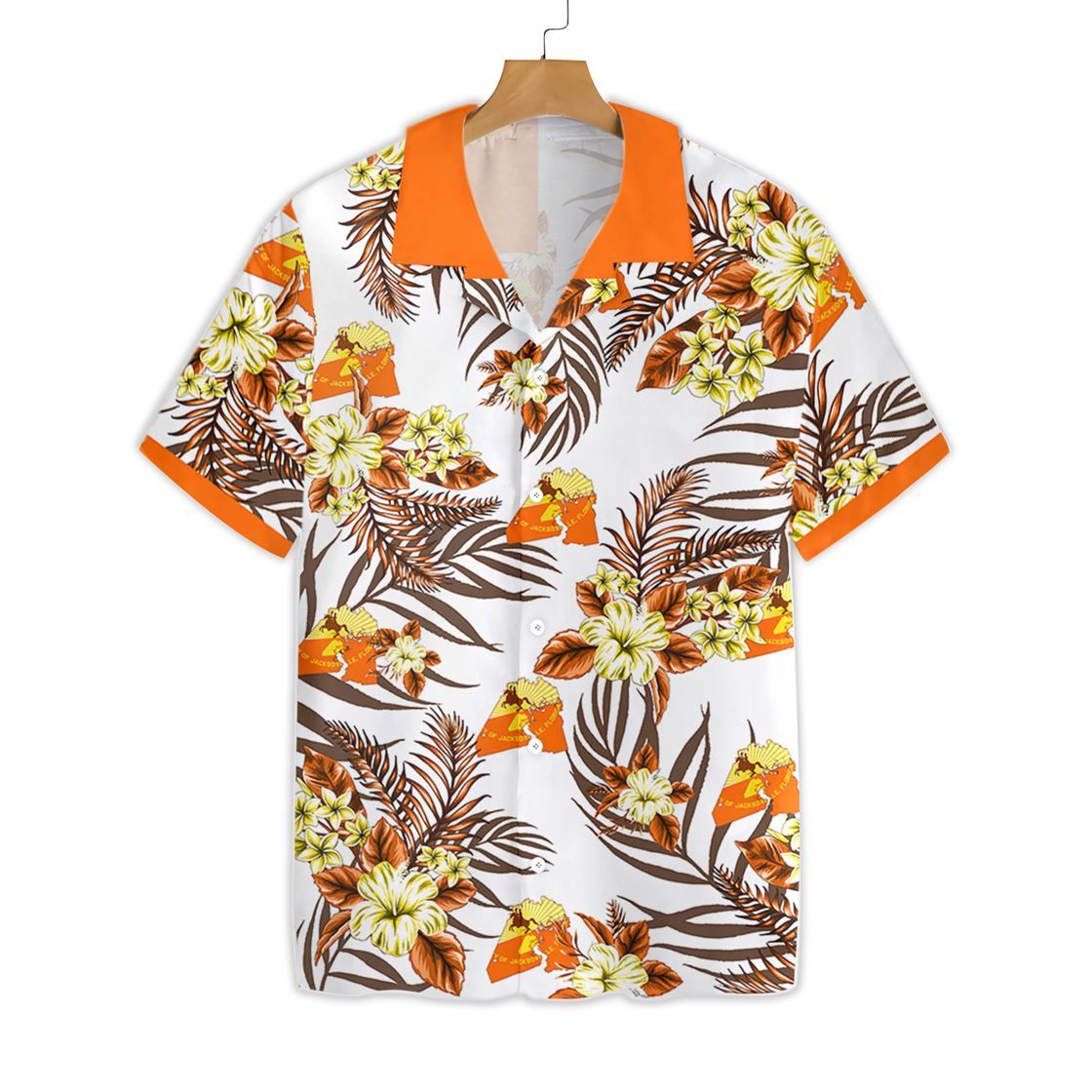 Jacksonville White High Quality Hawaii Shirt Ha92276