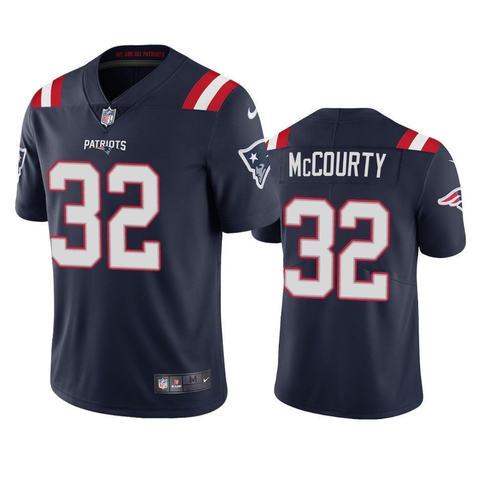 New England Patriots Devin Mccourty Navy 2021 Vapor Limited Mens 3D Jersey