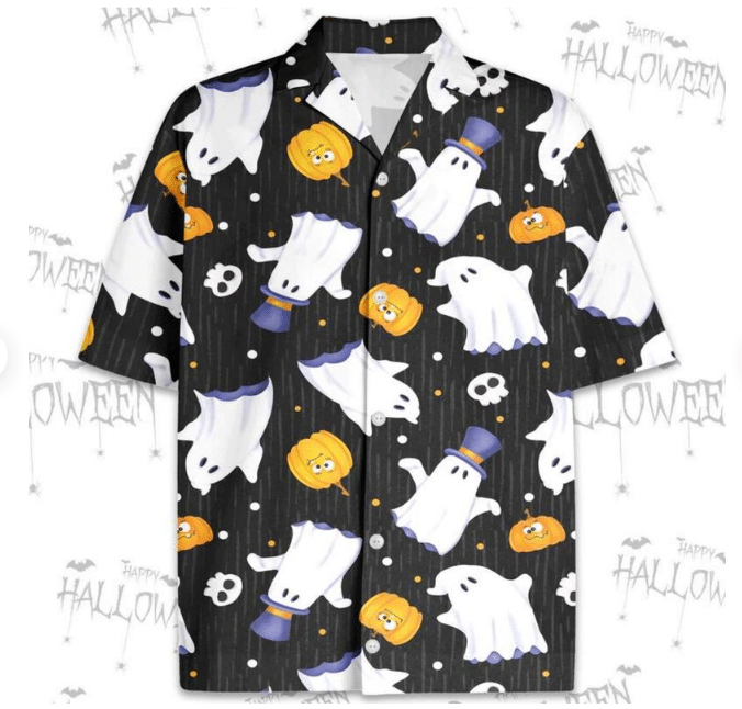 Witch Ghost Hawaii Shirt Halloween Hawaii Ha34853