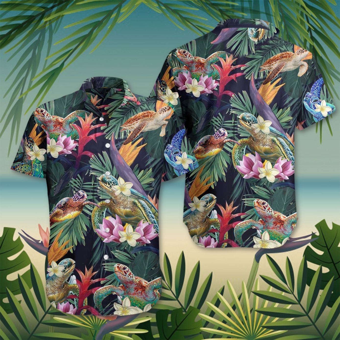 Sea Turtle Hawaii Shirt For Men Women Adult Ha73399