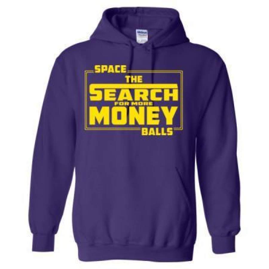 AGR Space The Search For More Money Balls – Heavy Blend™ Hooded Sweatshirt