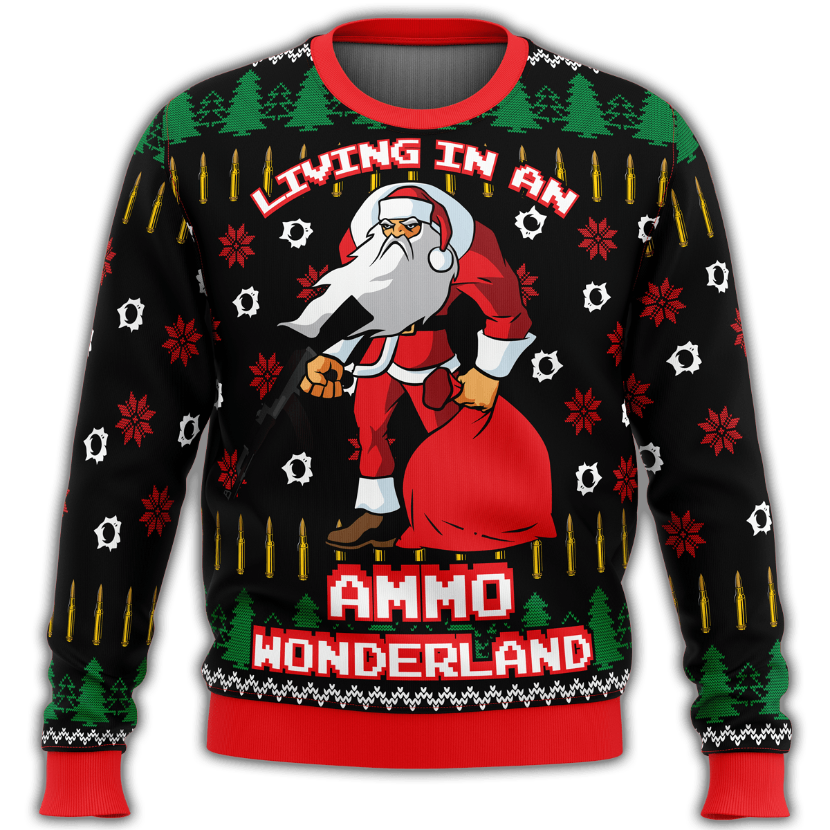 Ammo Wonderland Premium Ugly Christmas Sweater