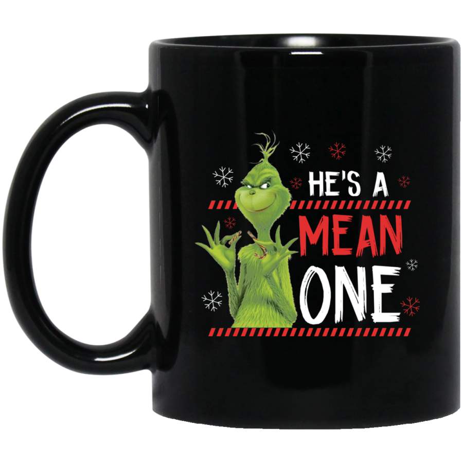 The Grinch He’s A Mean One Ugly Christmas Mug