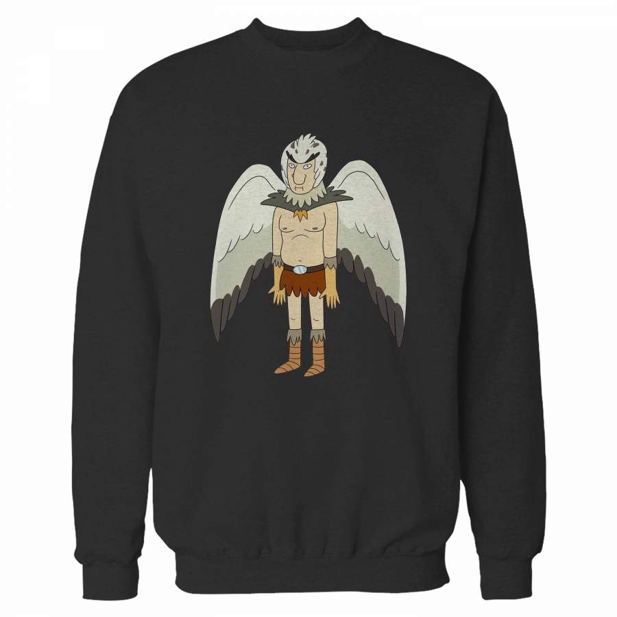 Bird Person Fly Rick And Morty Sweatshirt