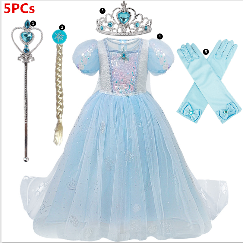 Snow White Girls Princess Costume for Kids Carnival Party Children Clothing Girls Cosplay Dress Up Robe Disfraz Girl Vestidos alx