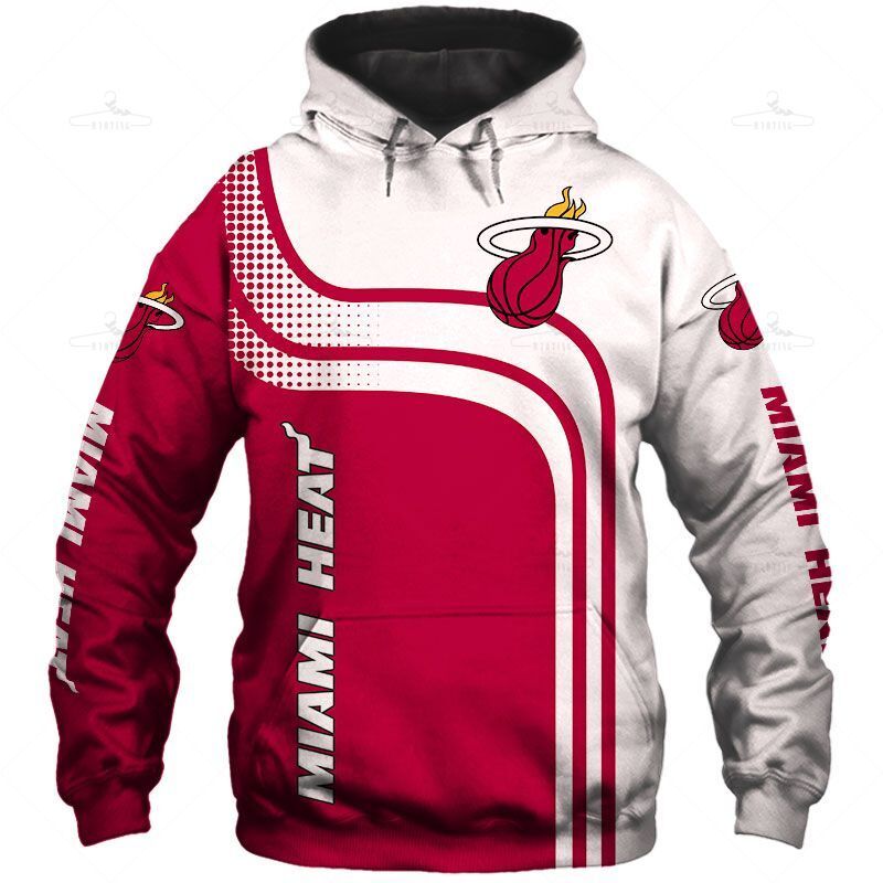 Miami Heat Hoodie 3D  Basketball Sweatshirt S