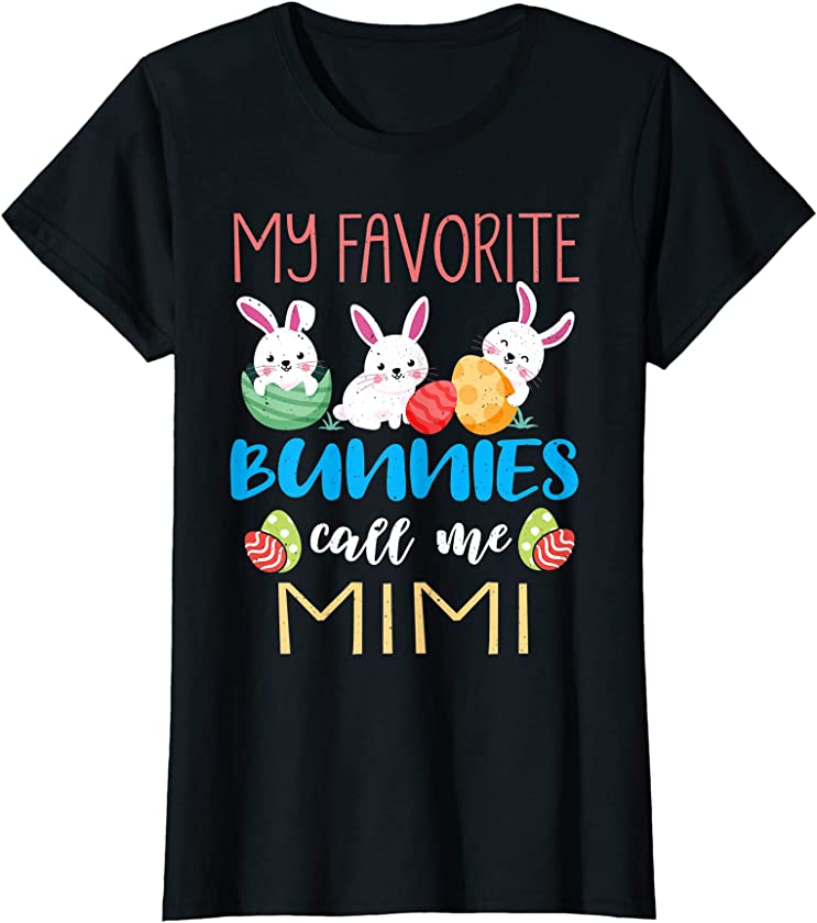 Womens Mom Mommy Cute Bunny Egg Easter Day Happy Easter Sunday T-Shirt