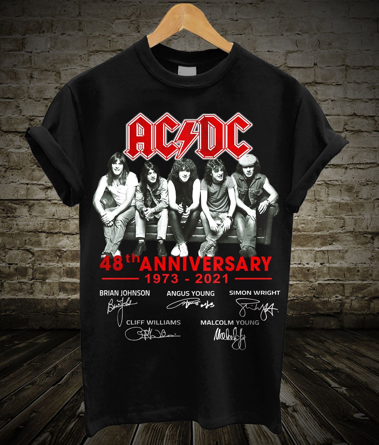 Ac/Dc Shirts, Ac/Dc Band Shirt, T-Shirt 2D – Spnv20