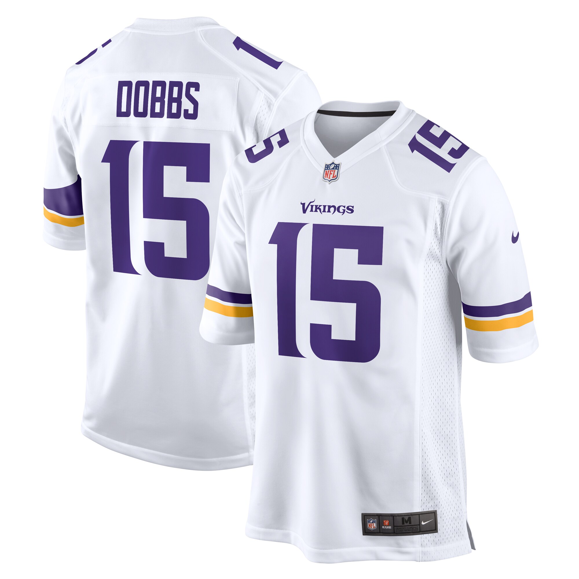 Joshua Dobbs Minnesota Vikings Game Jersey – White