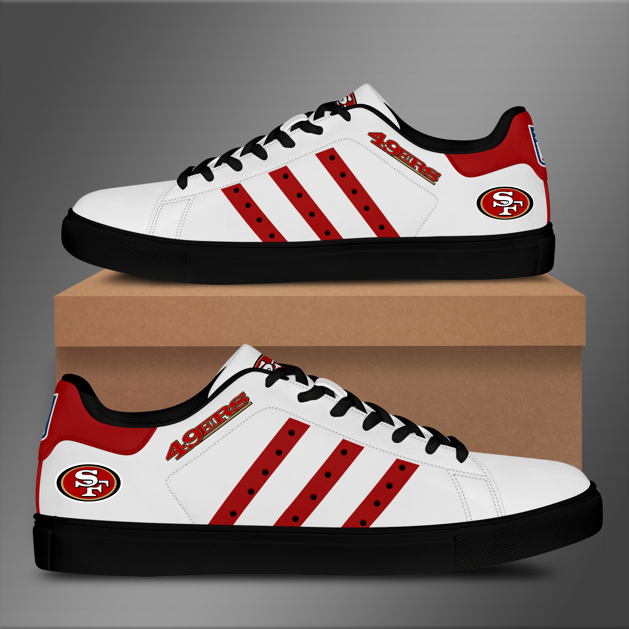 San Francisco 49Ers Low Top Shoes V1