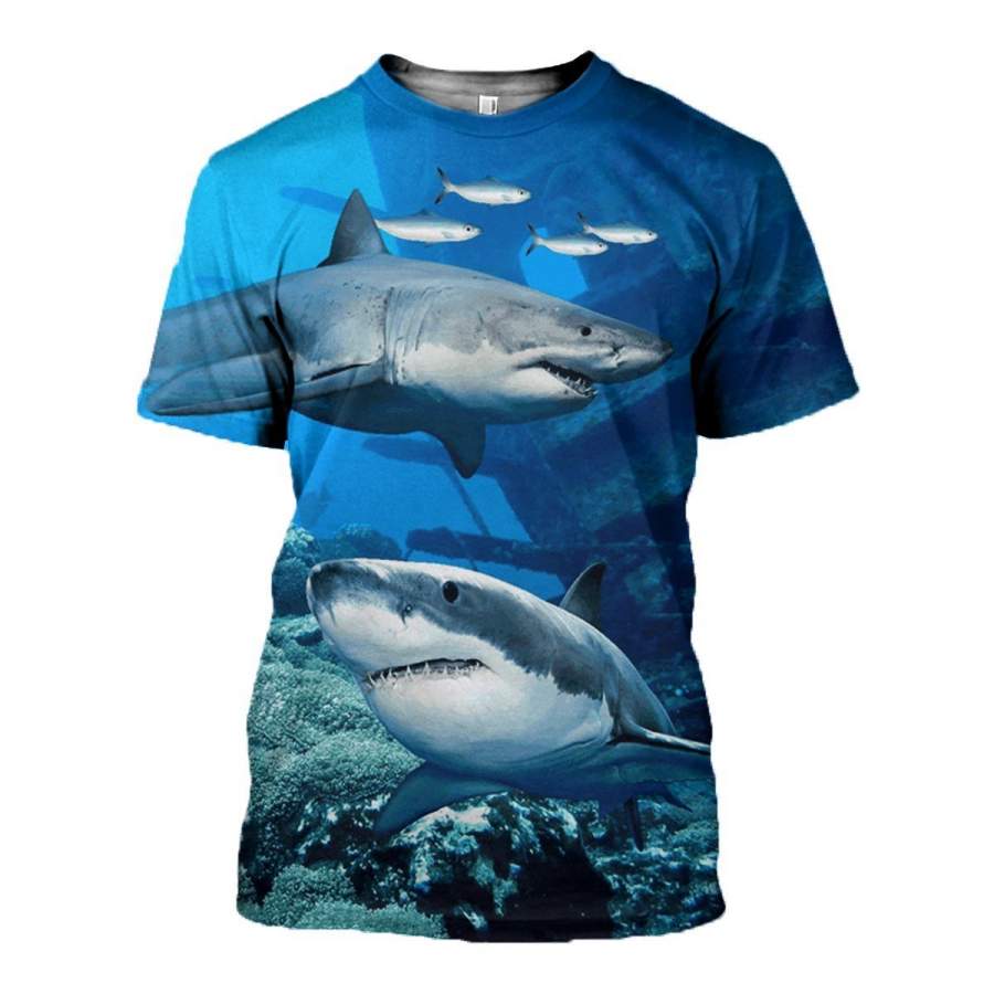 3D All Over Printed Shark Clothes