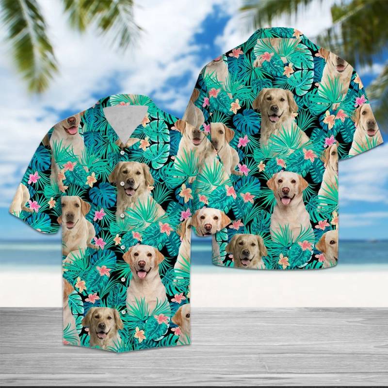 Labrador Retriever Tropical Hawaiian Shirt Ha82537