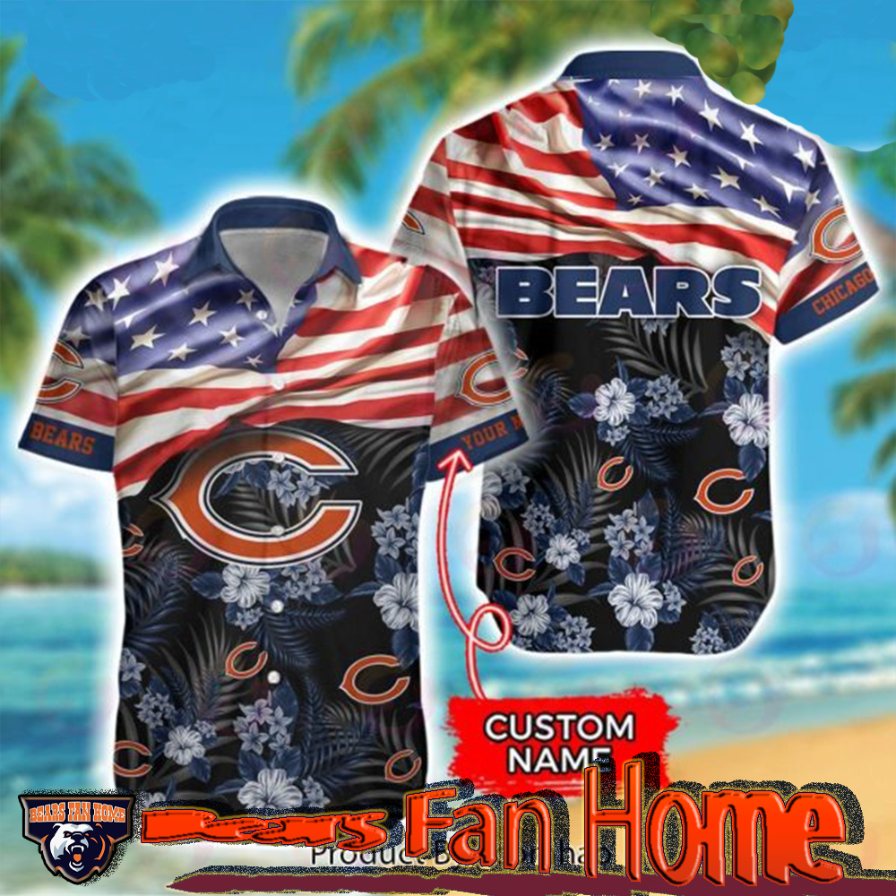 Chicago Bears Hawaiian Shirt Usa New 2023