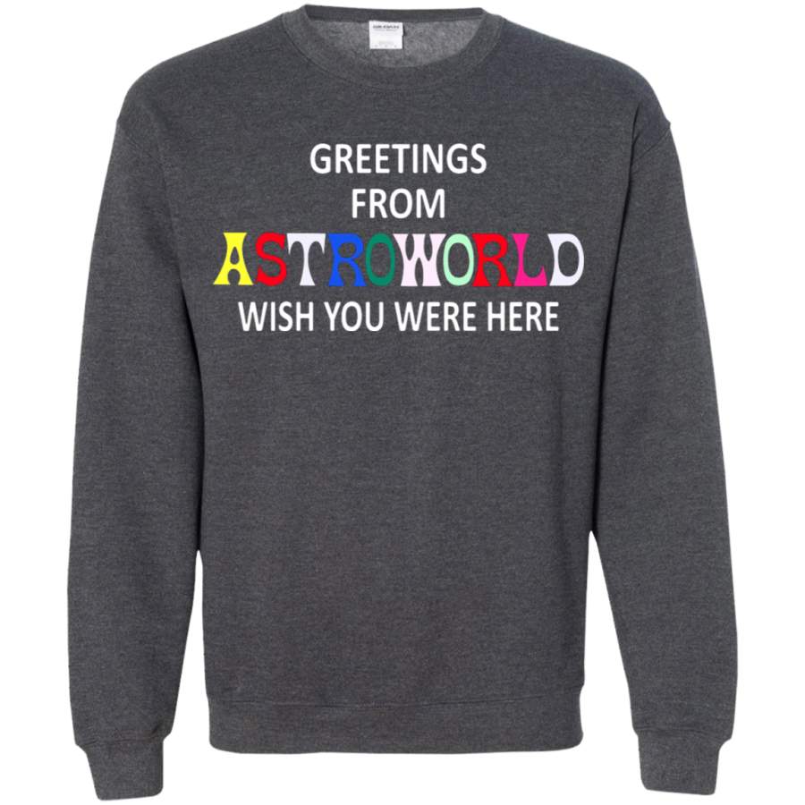 AGR Greetings From Astroworld Wish You Were Here Sweatshirt