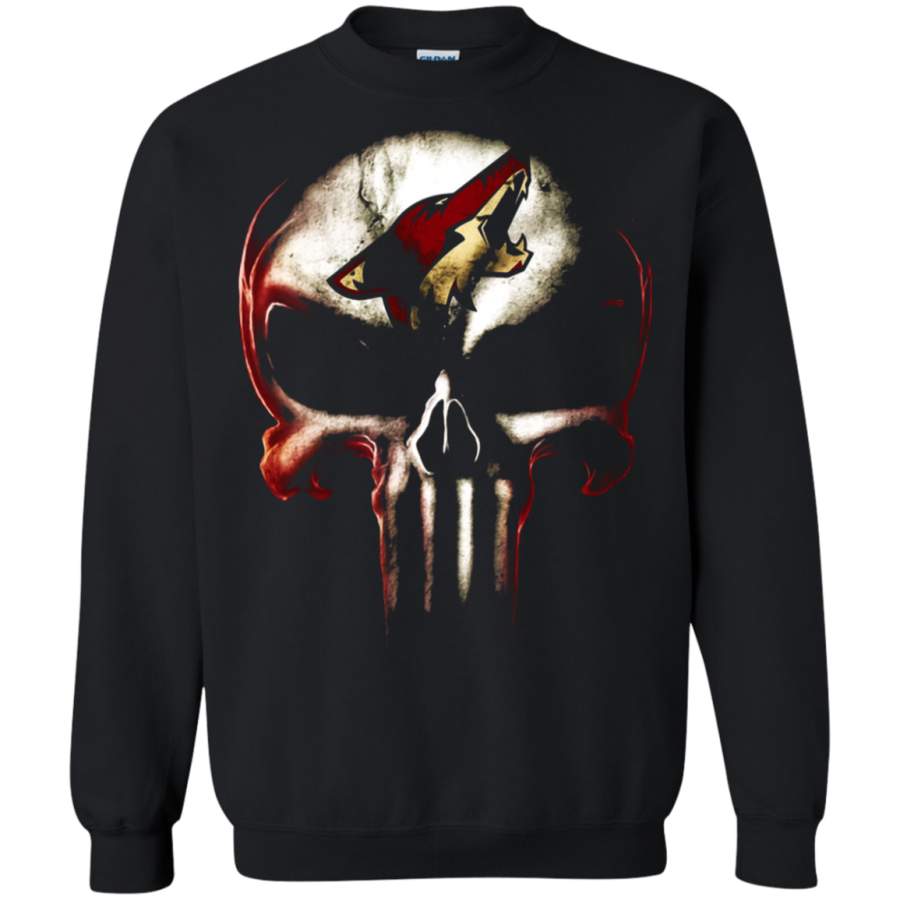 AGR Arizona Coyotes The Punisher Mashup Ice Hockey Sweatshirt