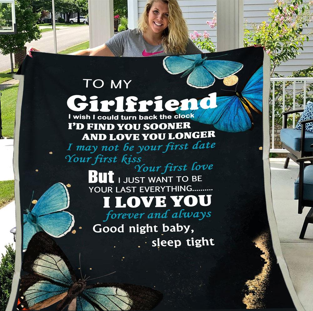 To My Girlfriend – Fleece Blanket