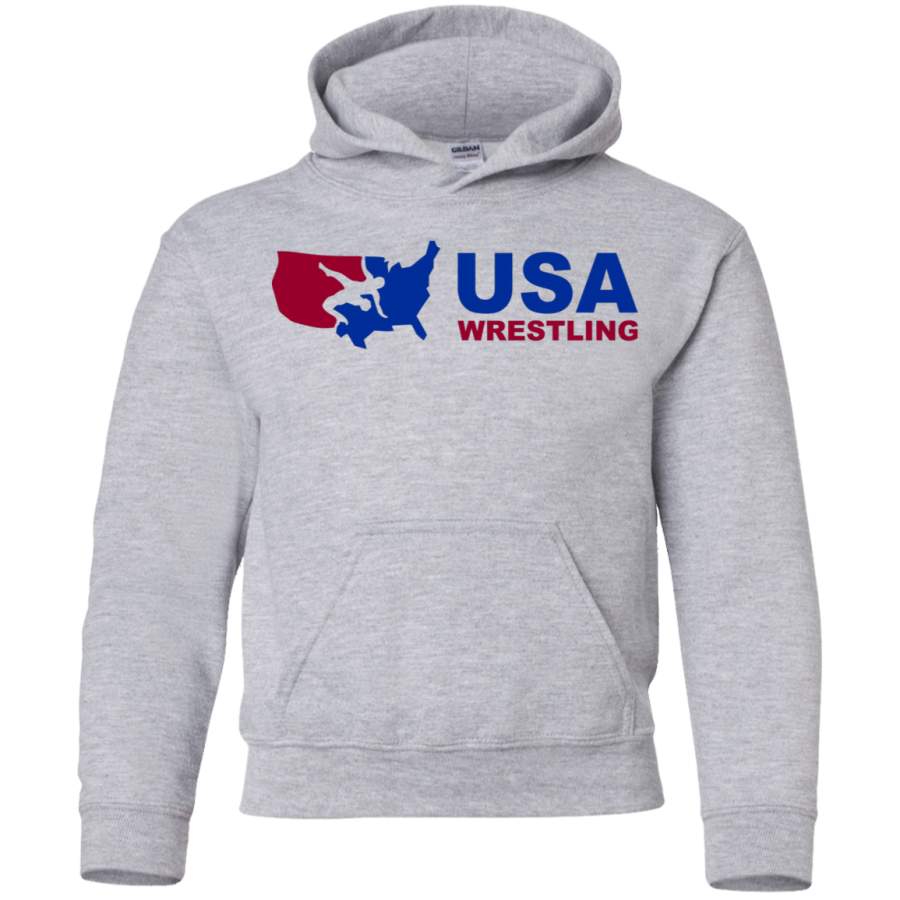 AGR USA WRESTLING Youth Pullover Hoodie