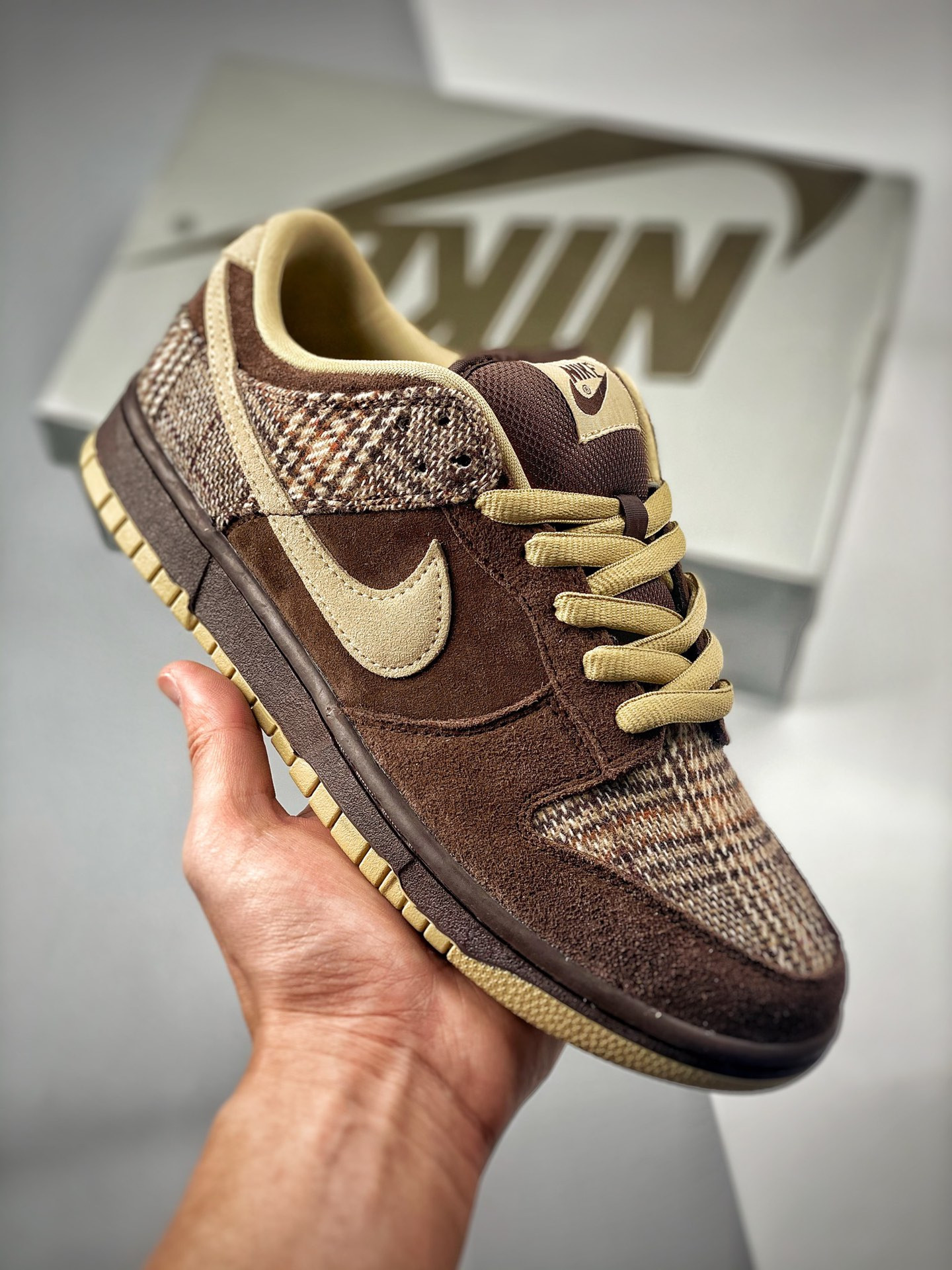 Nike SB Dunk Low Tweed Baroque BrownMushroom 304292-223 5339098