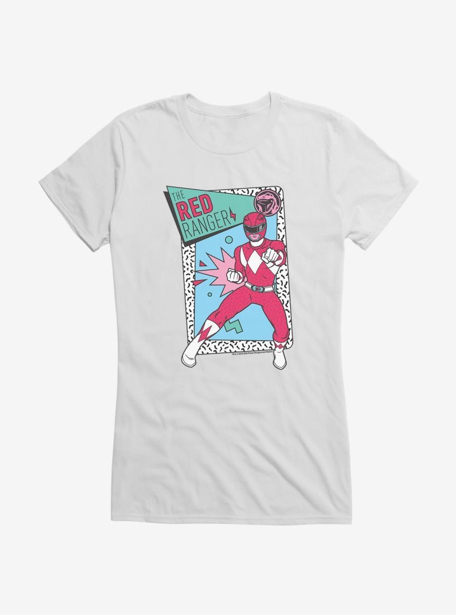 Mighty Morphin Power Rangers The Red Ranger Girls T Shrt Shirt