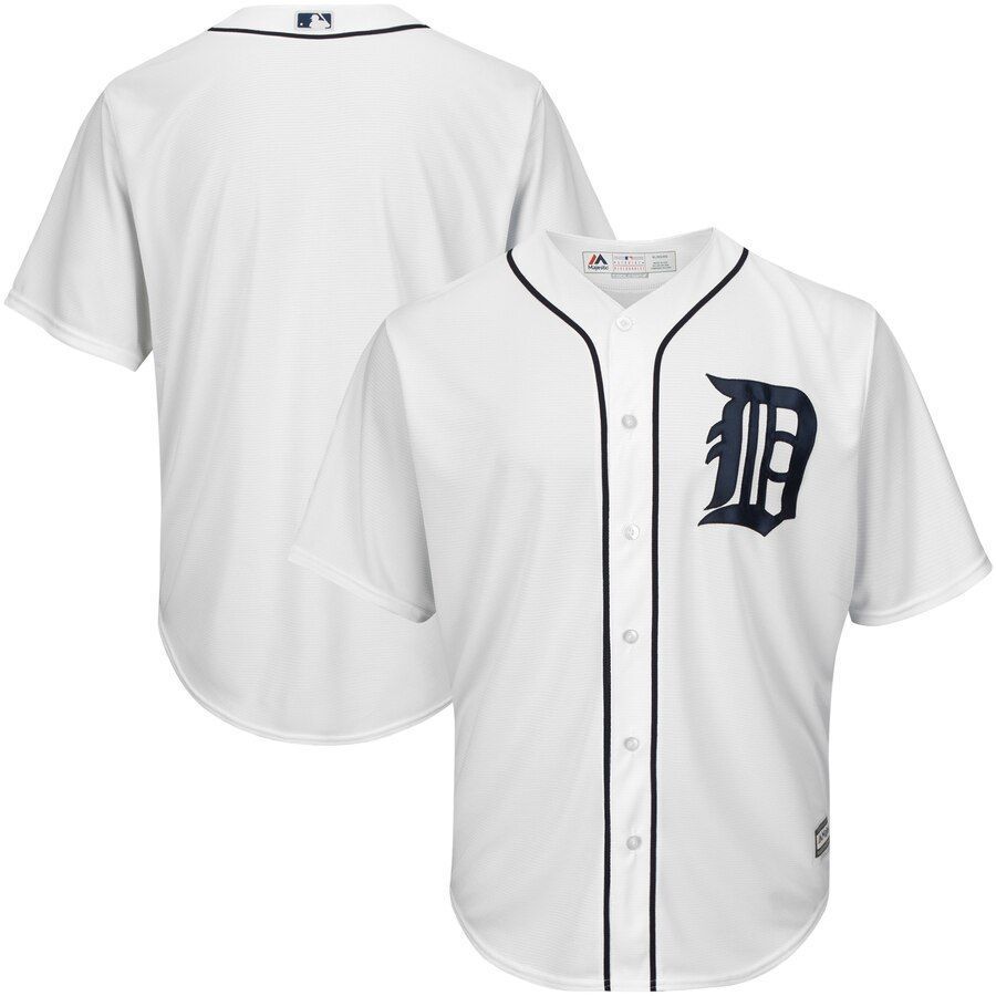 Detroit Tigers Majestic Cool Base Team Jersey White