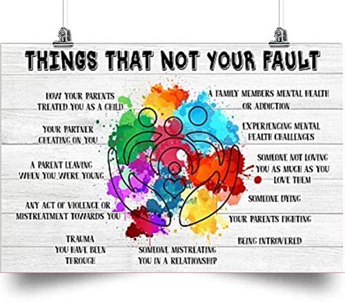 Things That Not Your Fault Horizontal Poster-Home Decoration Poster, Wall Poster, Home And Room Decoration, Gifts For Friends And Relatives, Souvenirs.